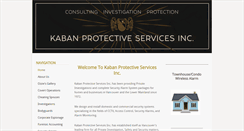 Desktop Screenshot of kabanprotective.com
