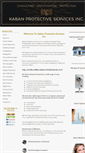 Mobile Screenshot of kabanprotective.com